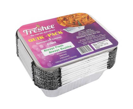 Buy Freshee Aluminium Container 450ml Online | ChfMart